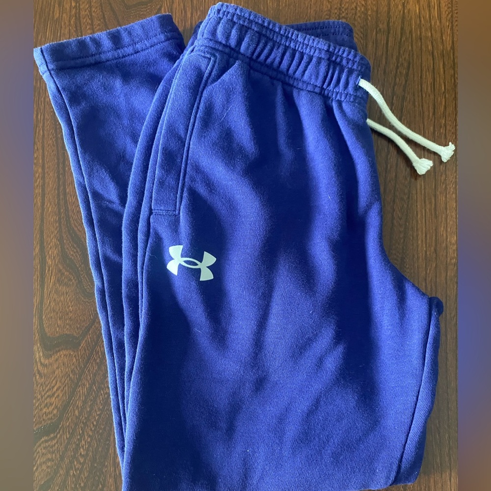Under Armour Kids' Royal Blue Joggers YS